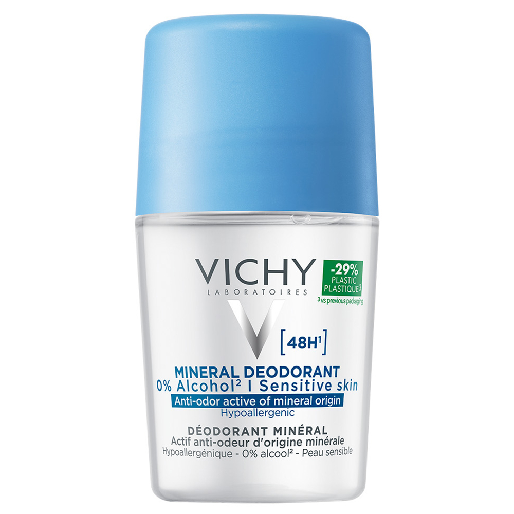 Vichy Desodorante Mineral Roll On Sin Sales De Aluminio