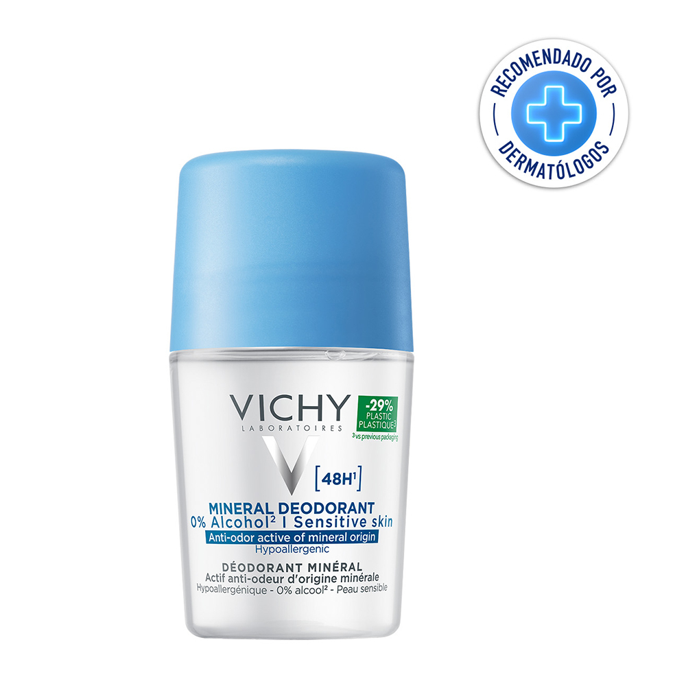Vichy Desodorante Mineral Roll On Sin Sales De Aluminio