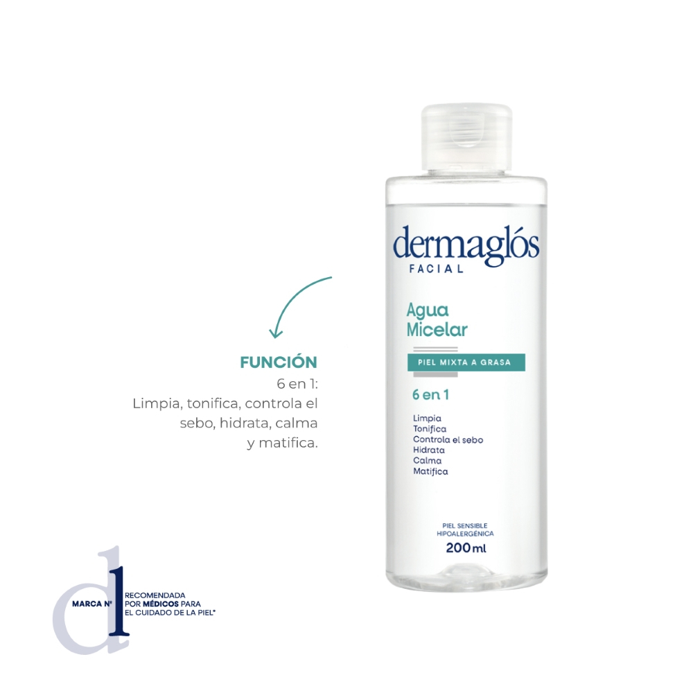 Dermaglós Combo Doble Limpieza Facial Piel Mixta A Grasa