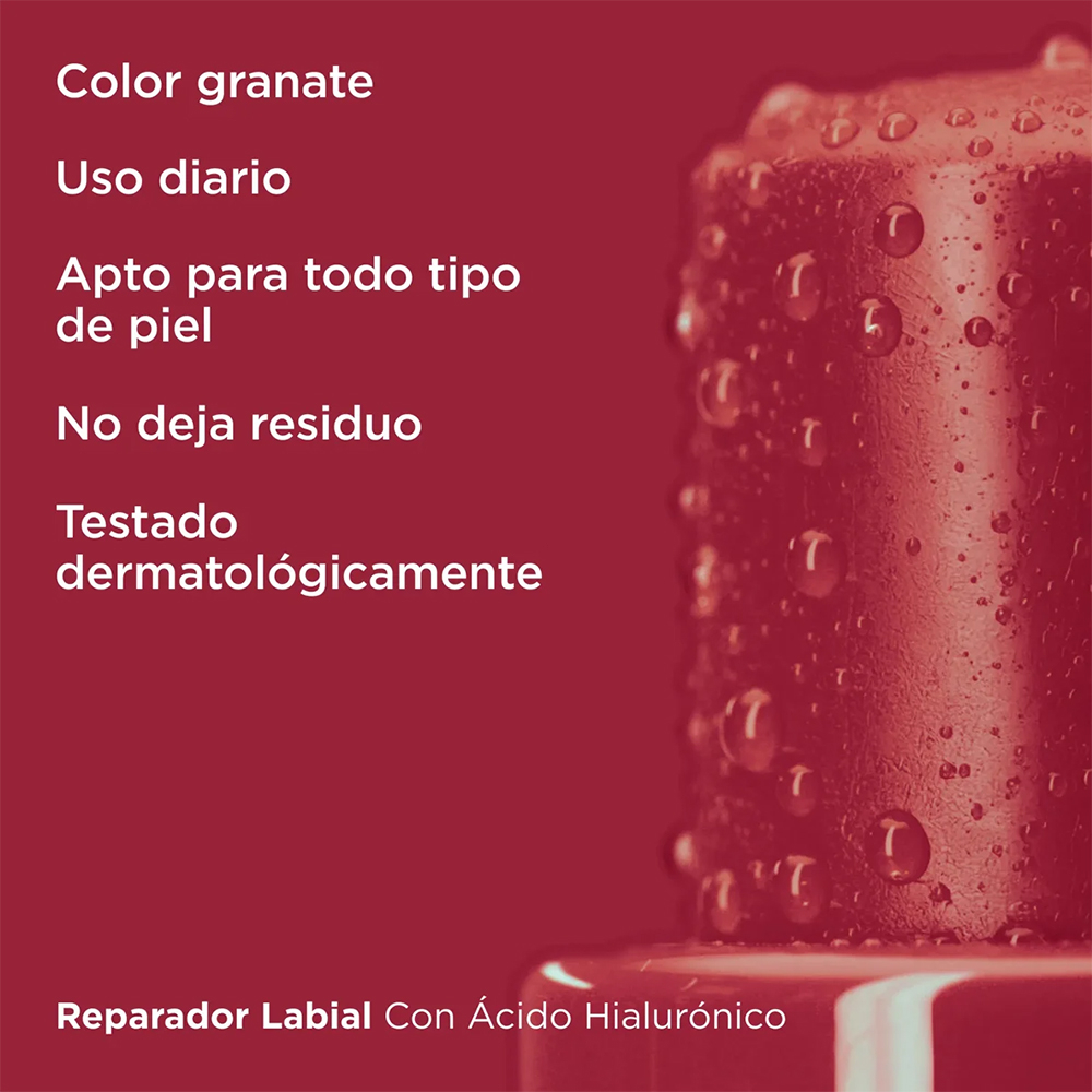 Isdin Reparador Labial Stick Con ácido Hialurónico Granate