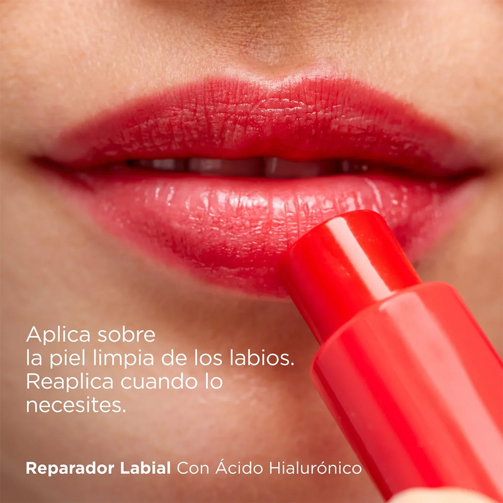 Isdin Reparador Labial Stick Con ácido Hialurónico Rojo