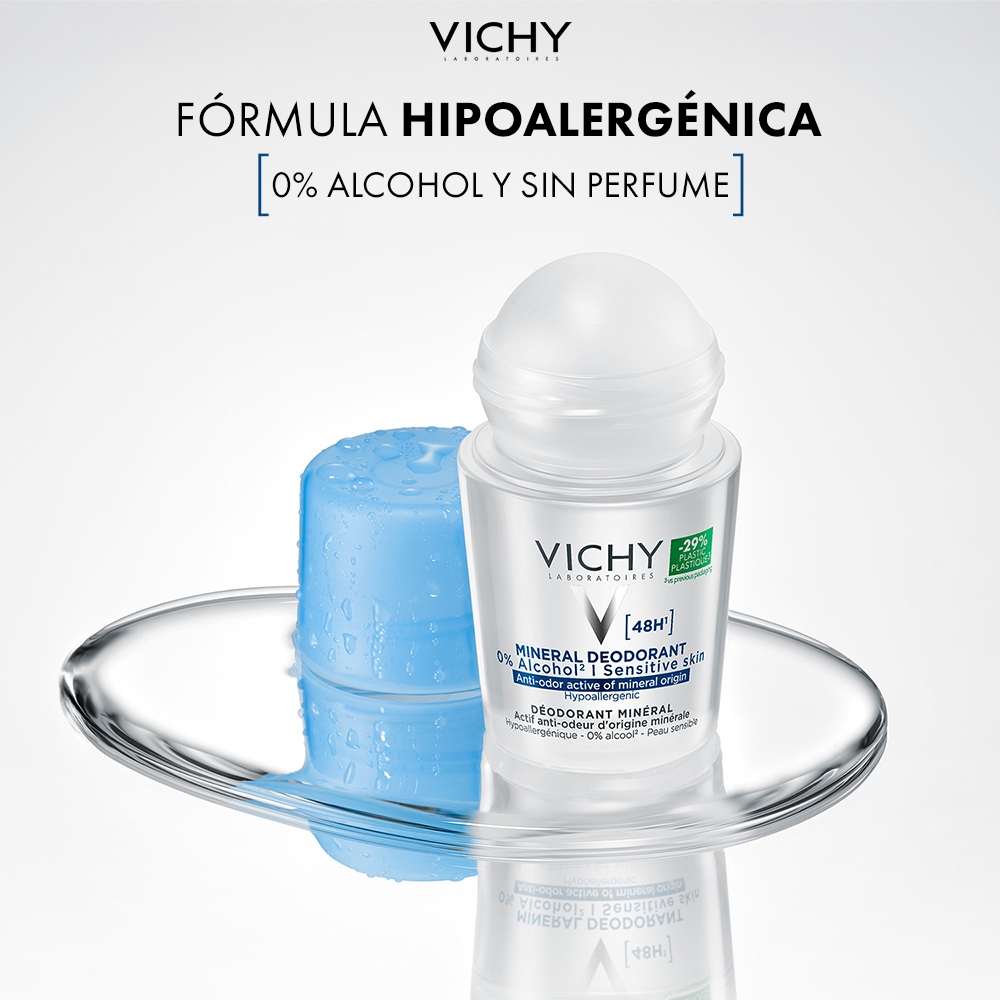 Vichy Desodorante Mineral Roll On Sin Sales De Aluminio