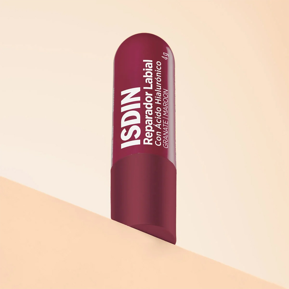 Isdin Reparador Labial Stick Con ácido Hialurónico Granate
