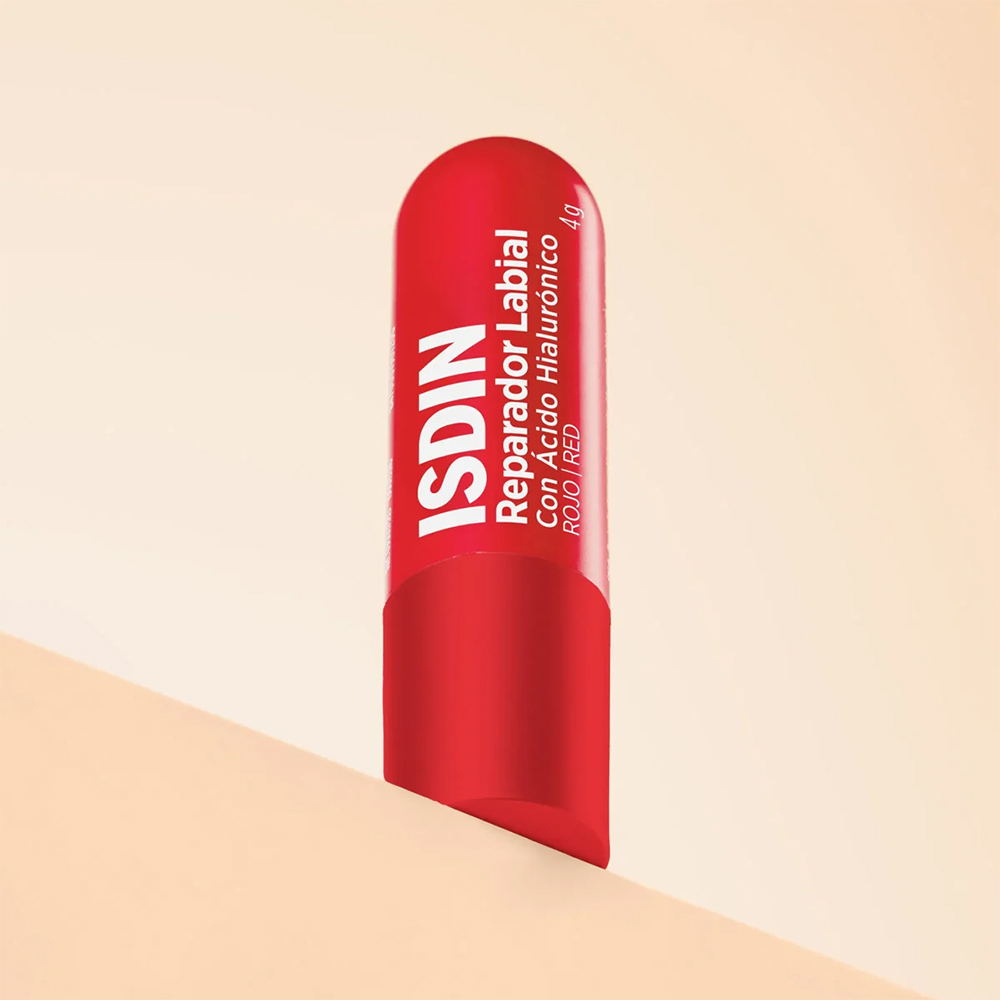 Isdin Reparador Labial Stick Con ácido Hialurónico Rojo