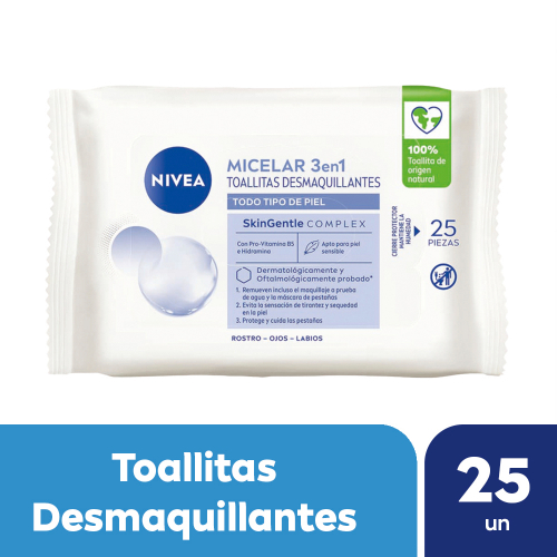Nivea Micellair Toallitas Limpiadoras 3 En 1
