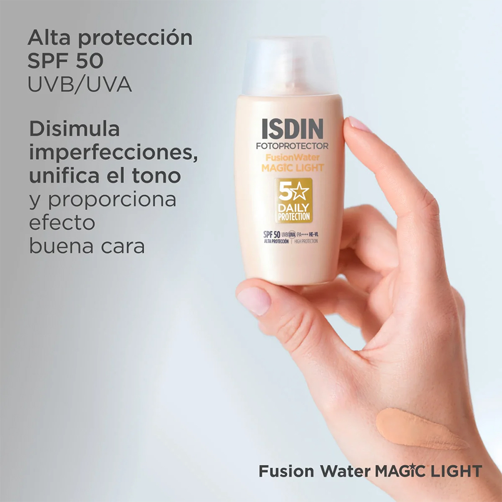 Fotoprotector Isdin Spf50 Fusion Water Color 5 Stars