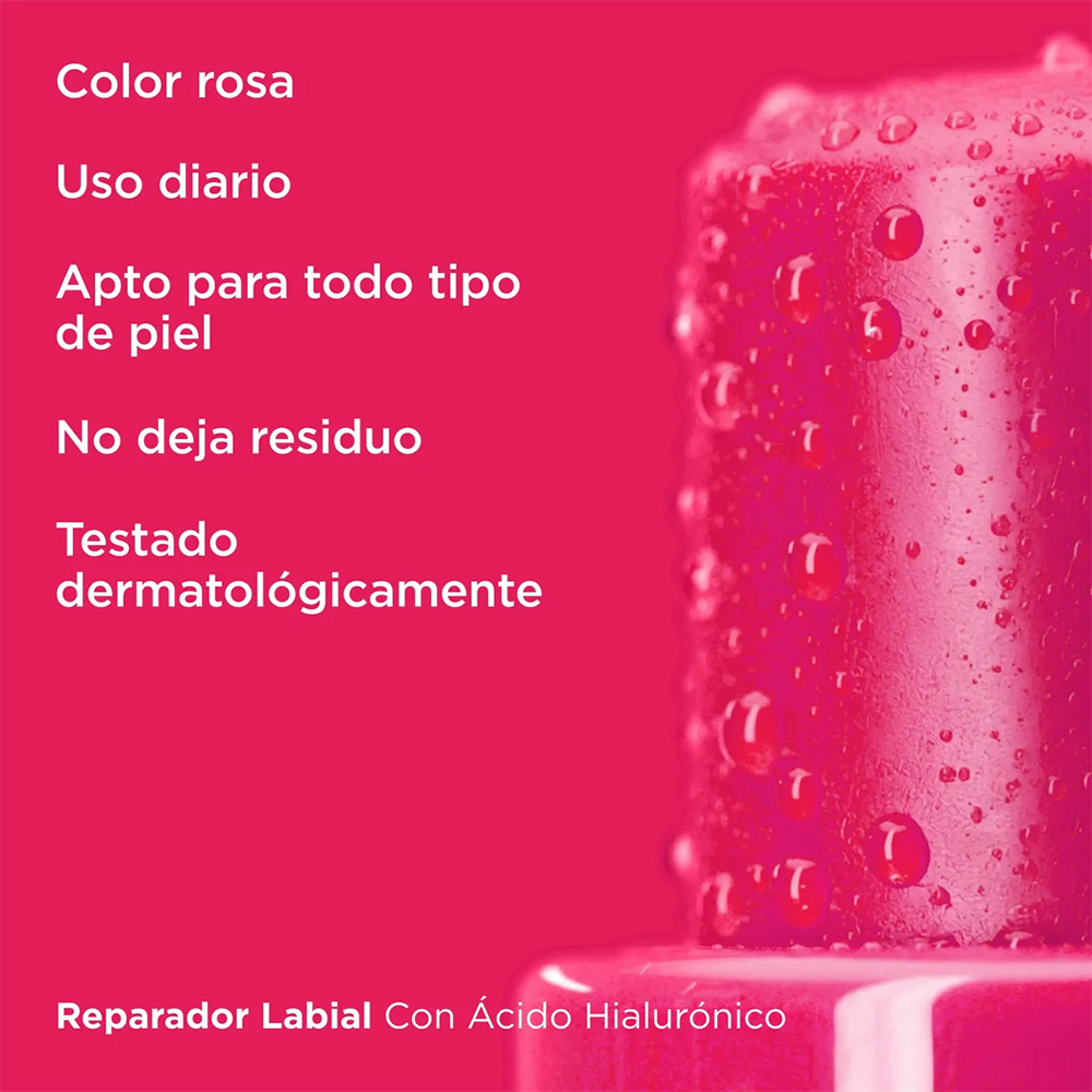 Isdin Reparador Labial Stick Con ácido Hialurónico Rosa