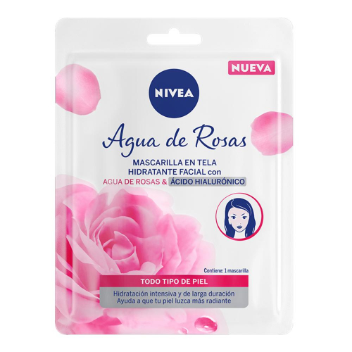 Nivea Rose Care Mascarilla Facial De Tela