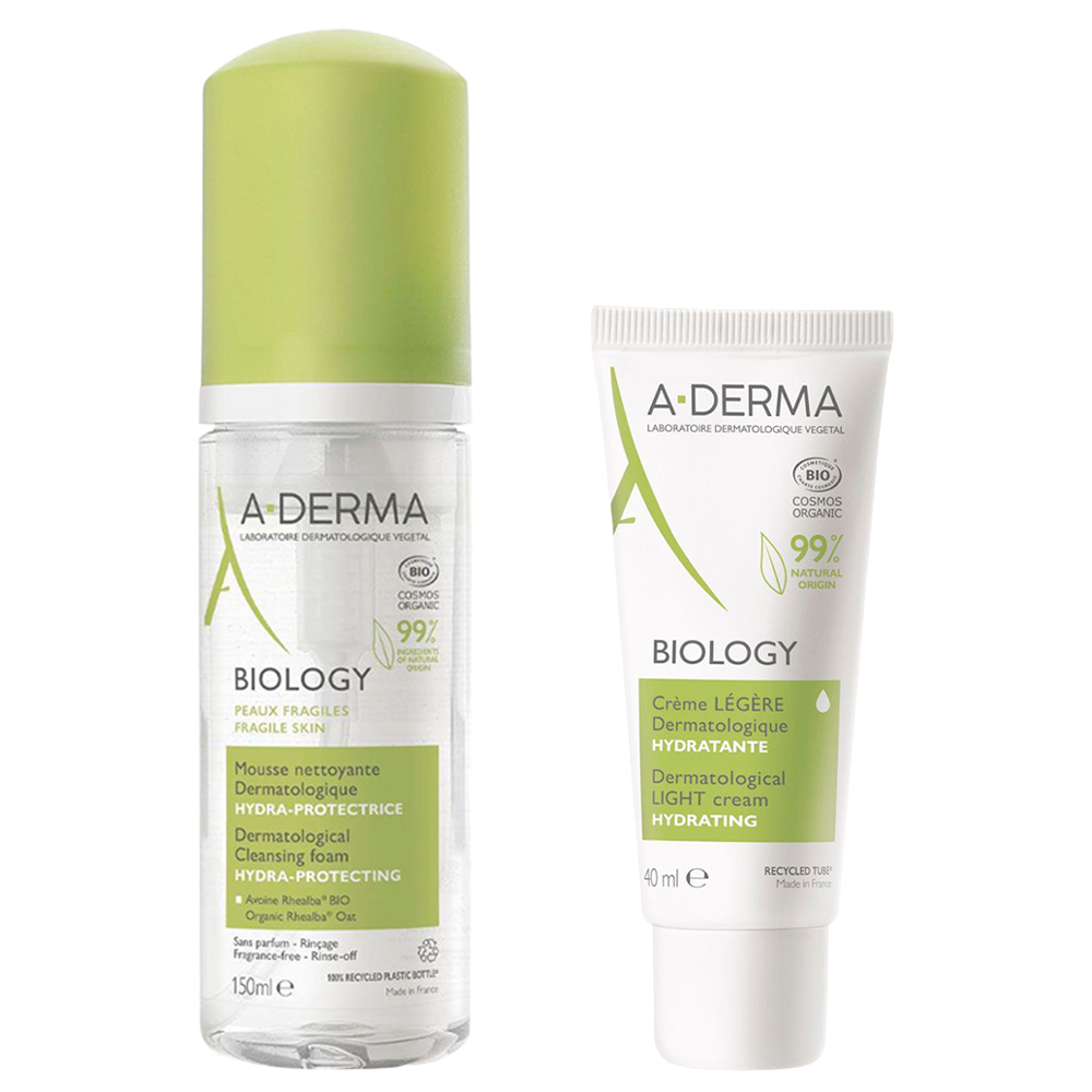 Rutina A Derma Biology Limpieza E Hidratación Piel Frágil