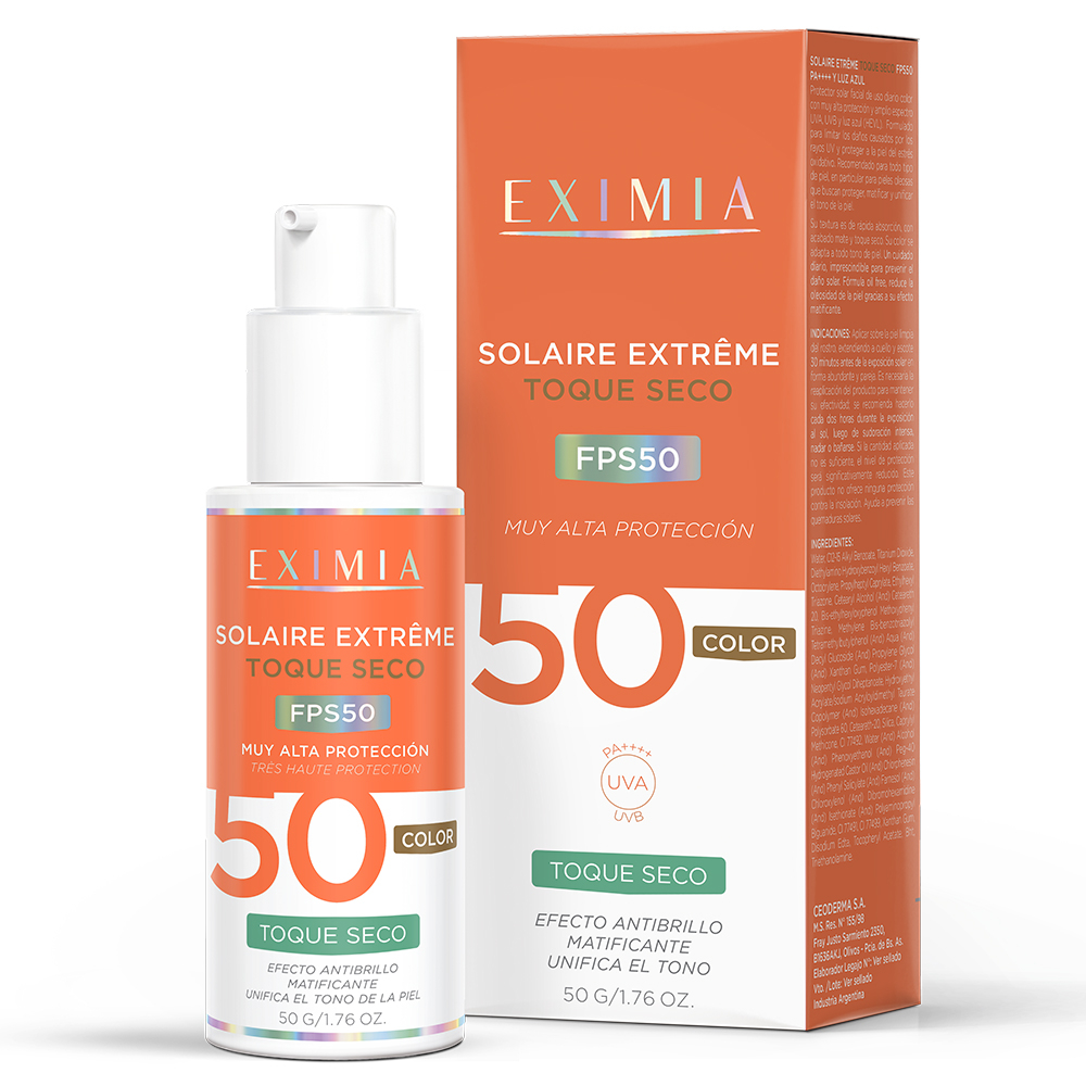 Eximia Solaire Extreme Fps 50 Toque Seco Color
