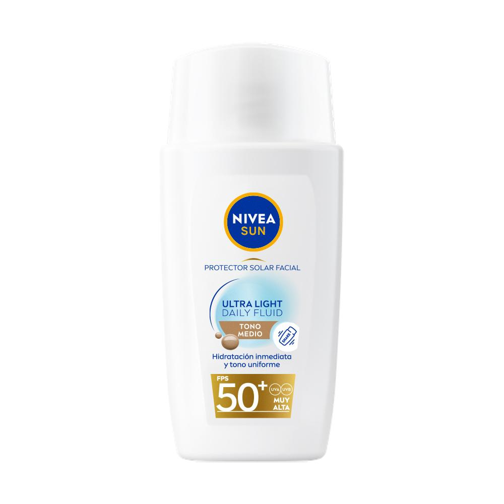 Nivea Sun Ultra Light Daily Fluid Protector Solar Facial Color