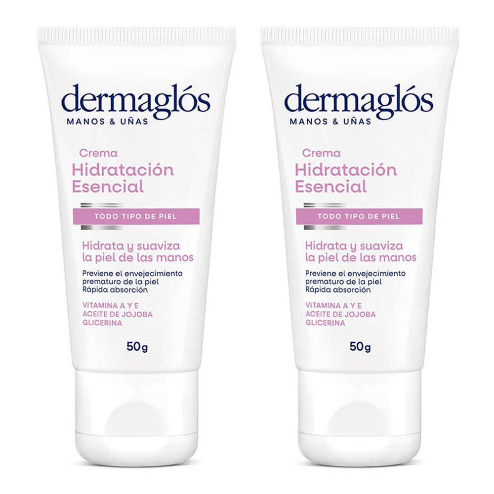 Pack 2 Dermaglós Corporal Crema Manos Hidratante