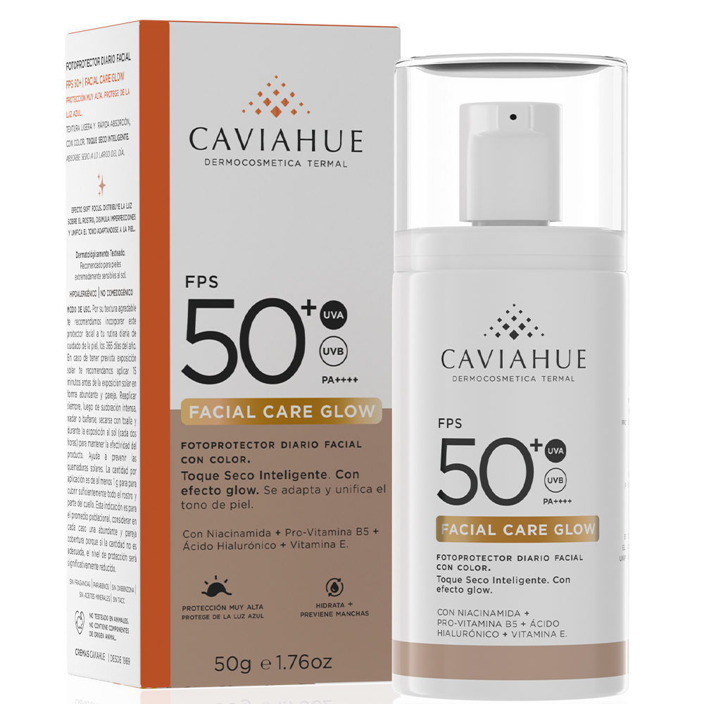 Caviahue Care Glow Solar Facial Fps50+ Color