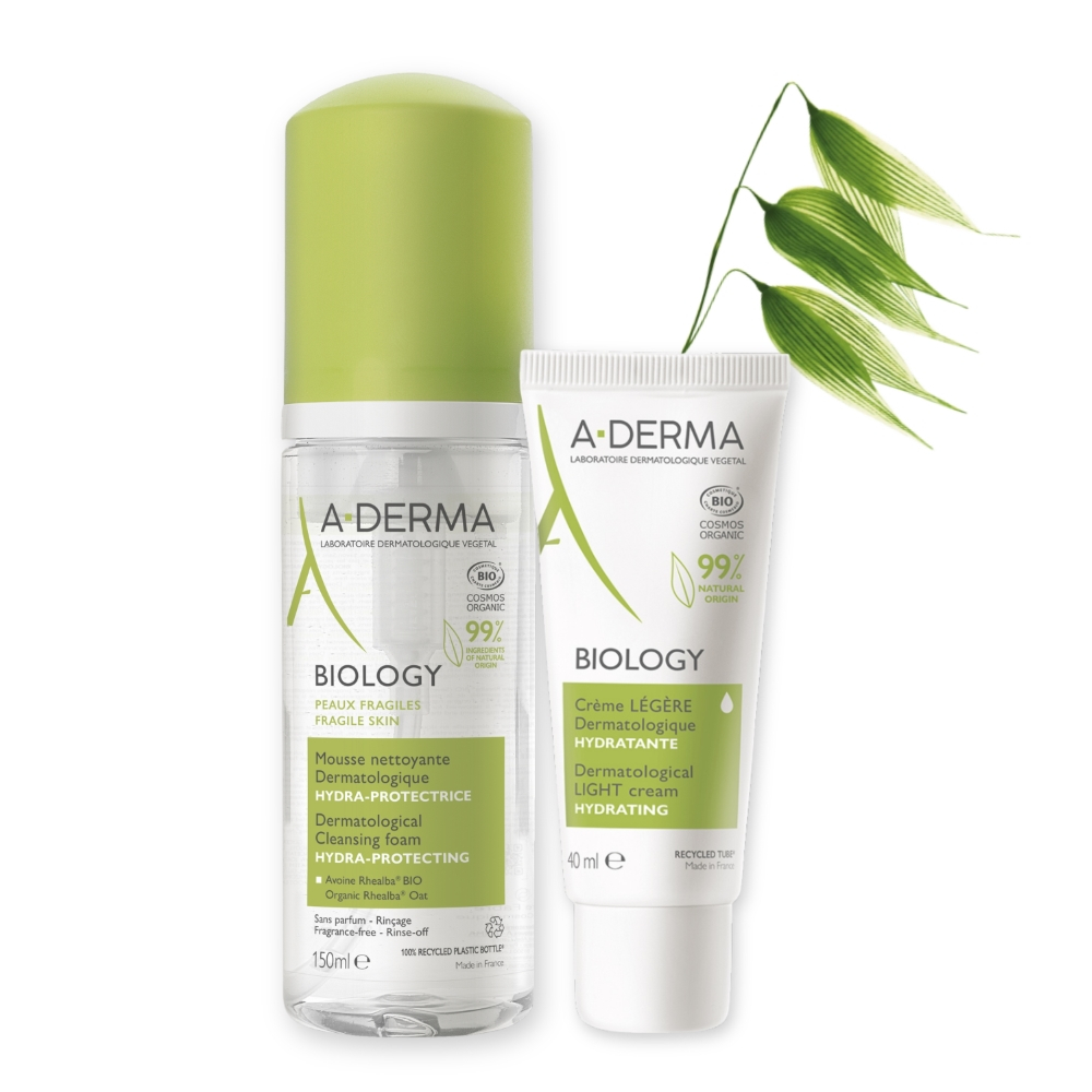 Rutina A Derma Biology Limpieza E Hidratación Piel Frágil