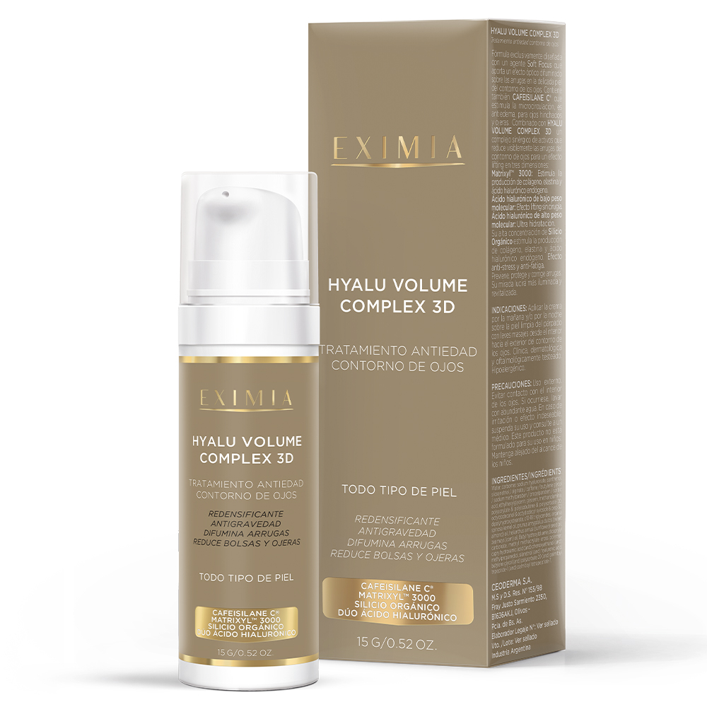 Eximia Hyalu Volume Complex 3d Contorno De Ojos Antiedad