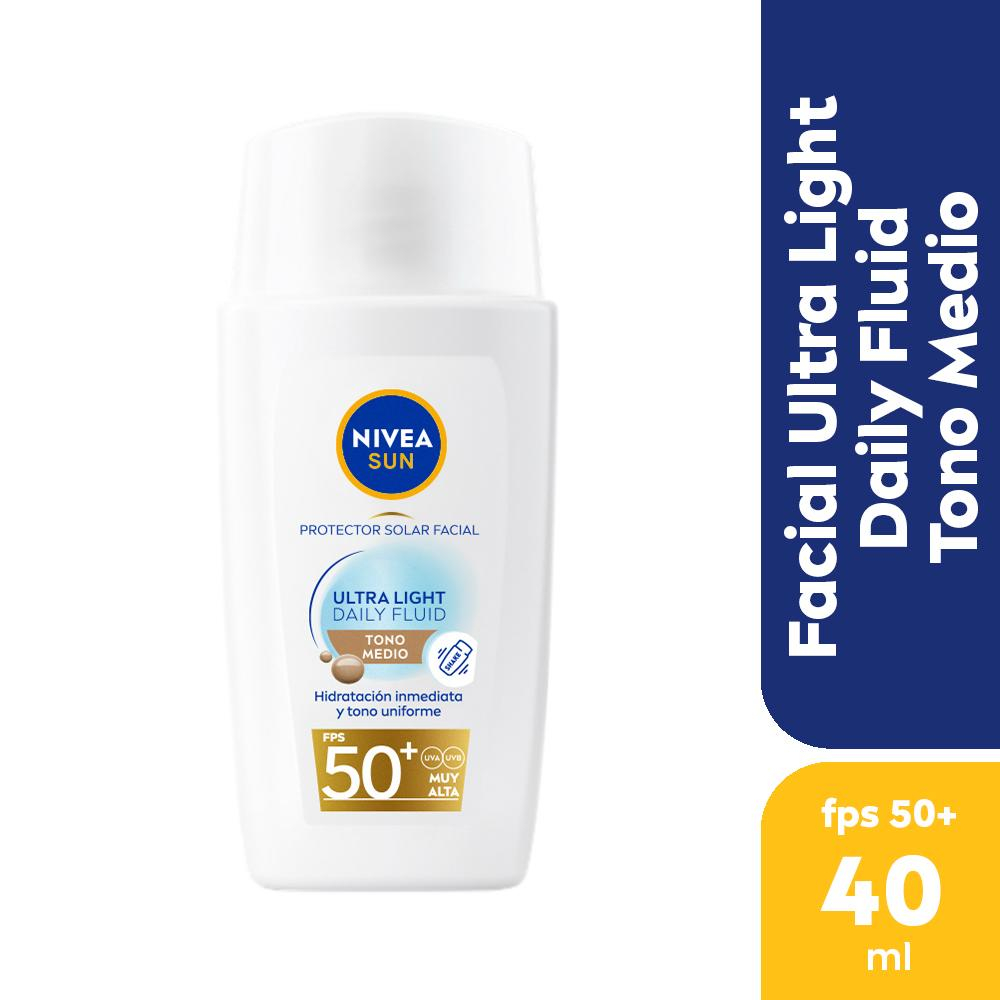 Nivea Sun Ultra Light Daily Fluid Protector Solar Facial Color