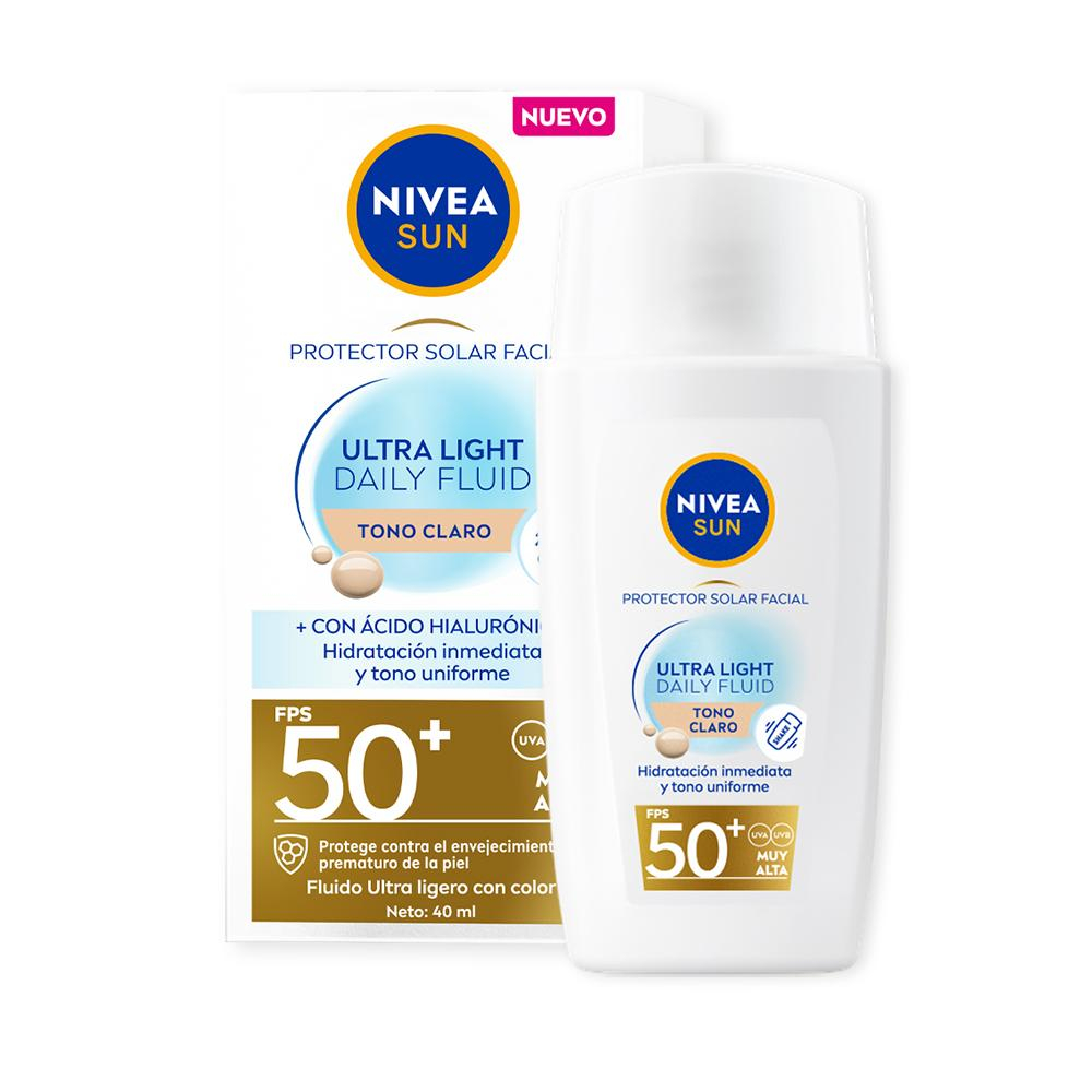 Nivea Sun Ultra Light Daily Fluid Protector Solar Facial Color