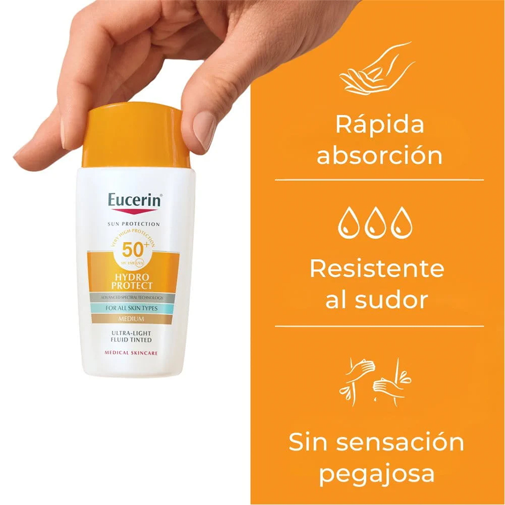 Eucerin Sun Hydro Protect Fluido Fps50 Color