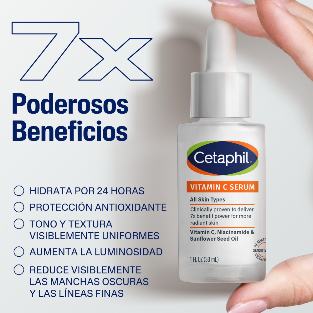Cetaphil Vitamin C Serum Facial Todo Tipo De Piel