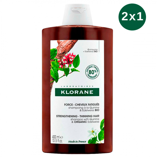 Klorane Quinina Shampoo Anticaída X 400ml