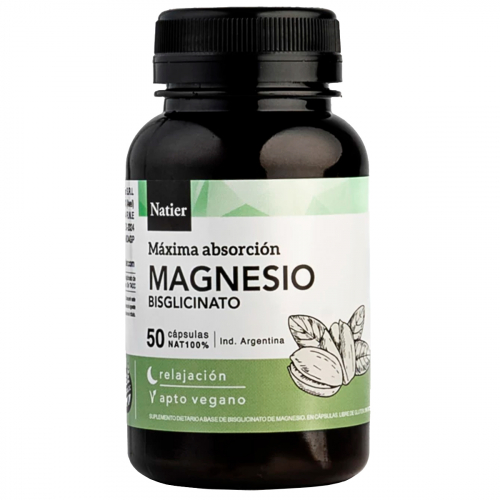 Natier Magnesio Bisglicinato Relajación Suplemento