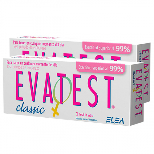 Pack 2 Evatest Classic Test De Embarazo