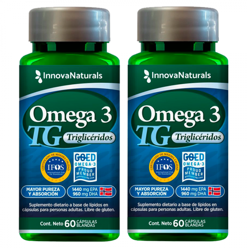 Pack 2 Innovanaturals Omega 3 Tg Aceite De Pescado