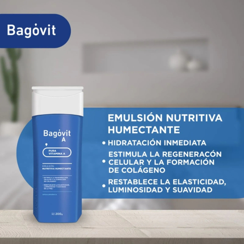 Bagóvit A Emulsión Nutritiva Humectante X 200 Gramos
