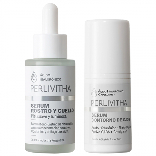 Combo Perlivitha Serum Facial Y Ojos