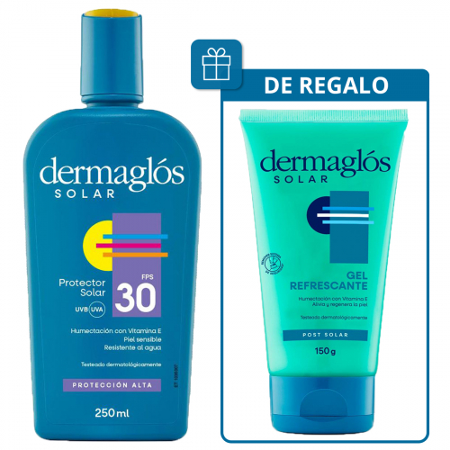 Dermaglós Protector Solar Fps30 + Regalo!