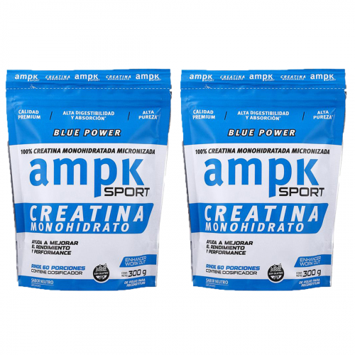 Pack 2 Ampk Sport Blue Power Creatina En Polvo