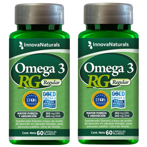 Pack 2 Innovanaturals Omega 3 Rg Regular