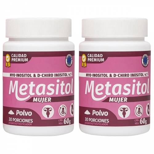 Pack 2 Metasitol Mujer Suplemento Dietario En Polvo