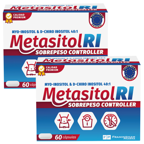 Pack 2 Metasitol Ri Sobrepeso Controller Suplemento