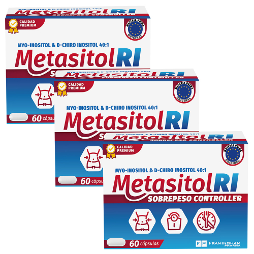 Pack 3 Metasitol Ri Sobrepeso Controller Suplemento