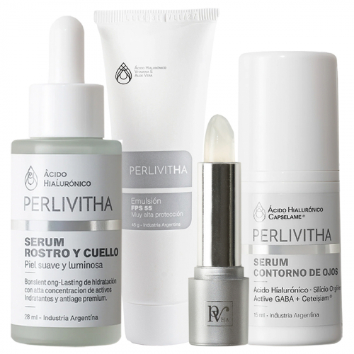 Rutina Perlivitha Facial Completa Antiedad Hidratante