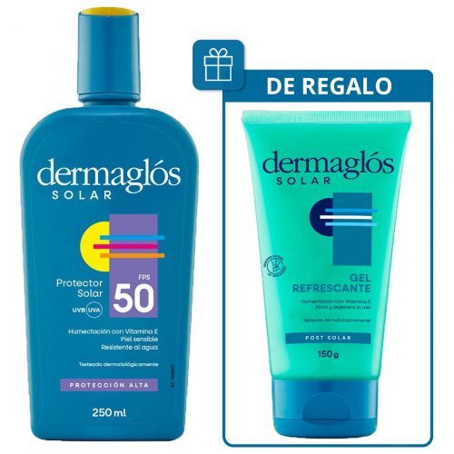 Dermaglós Protector Solar Fps50 + Regalo!