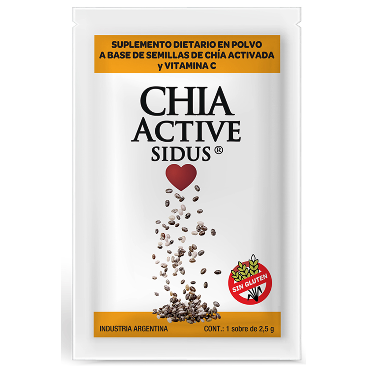 Pack 2 Chia Active Omega 3 + Vitamina C En Polvo