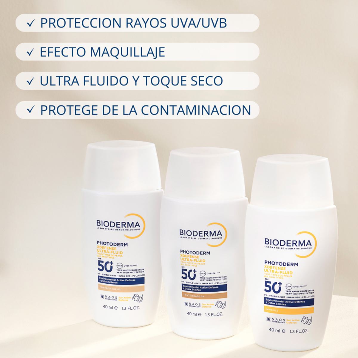 Bioderma Photoderm Xdefense Ultra Fluido Spf50+ Color
