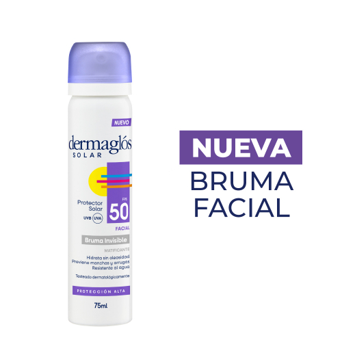 Dermaglós Protector Solar Facial Fps50 Bruma