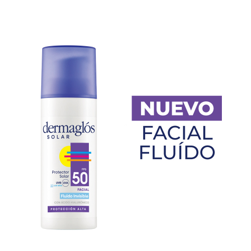 Dermaglós Protector Solar Facial Fps50 Fluido Invisible