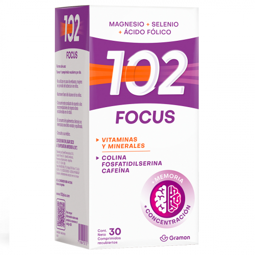 102 Plus Focus Suplemento Dietario