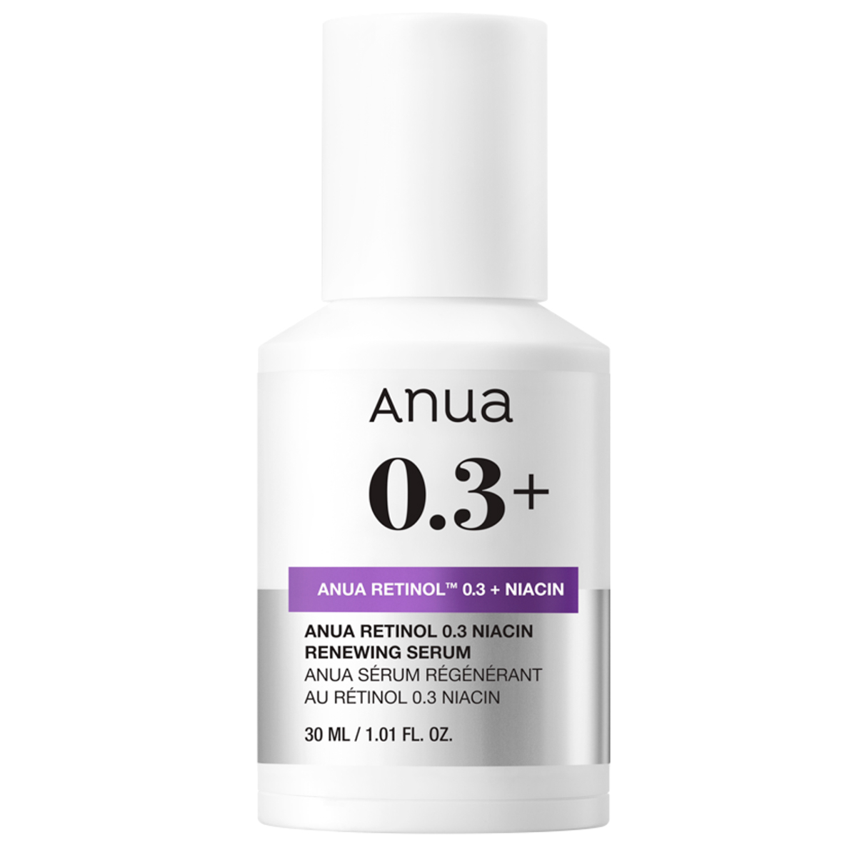 Anua Nano Retinol 0.3% + Niacin Renewing Serum Facial