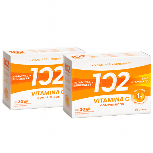 Pack 2 102 Vitamina C Suplemento