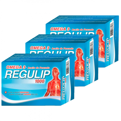 Pack 3 Regulip 1000 Omega 3 X 50 Cápsulas