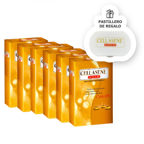 Pack 6 Cellasene Gold + Regalo!