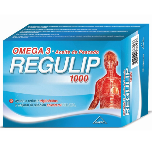 Regulip 1000 Omega 3 X 50 Cápsulas