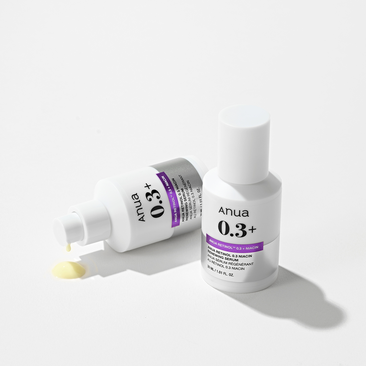 Anua Nano Retinol 0.3% + Niacin Renewing Serum Facial