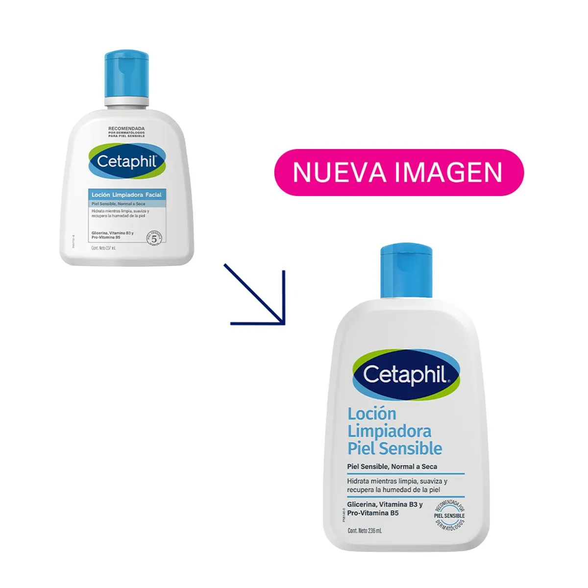 Cetaphil Loción Limpiadora Pieles Secas Y Sensibles X 236ml