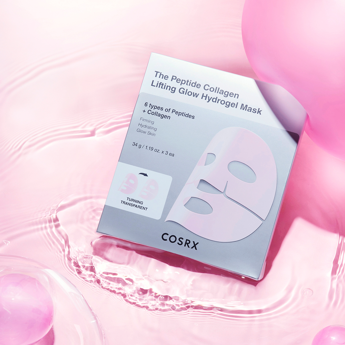 Corsx The Peptide Collagen Lifting Glow Hydrogel Mask